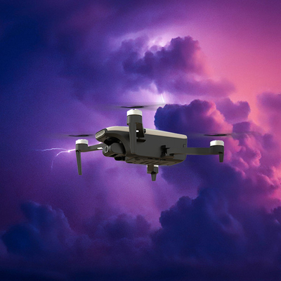 3840×2160 3m/S Collapsible GPS Drone Brushless Motor 4K Wifi Camera